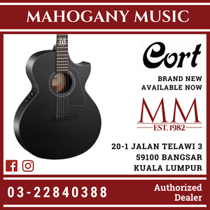 Cort EVL-A4 Black Acoustic Guitar