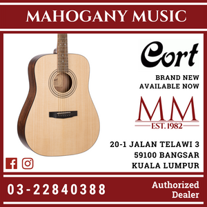 Cort Earth-60M Open Pore Tobacco Burst Acoustic Guitar