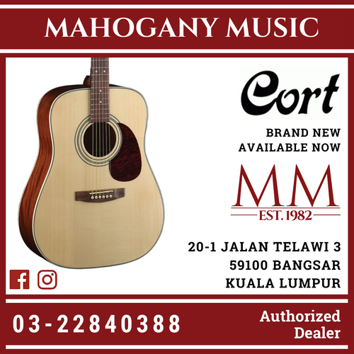 Cort Earth-70 12E Natural Satin Acoustic Guitar