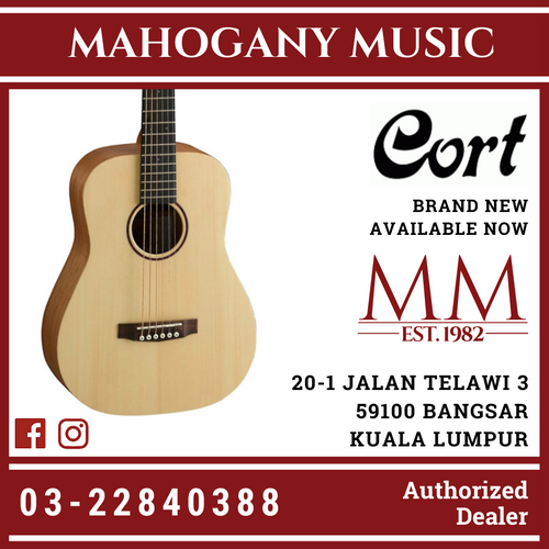 Cort Earth-Mini Open Pore Acoustic Guitar