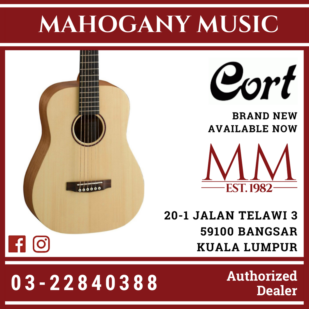 Cort Earth-Mini Open Pore Acoustic Guitar
