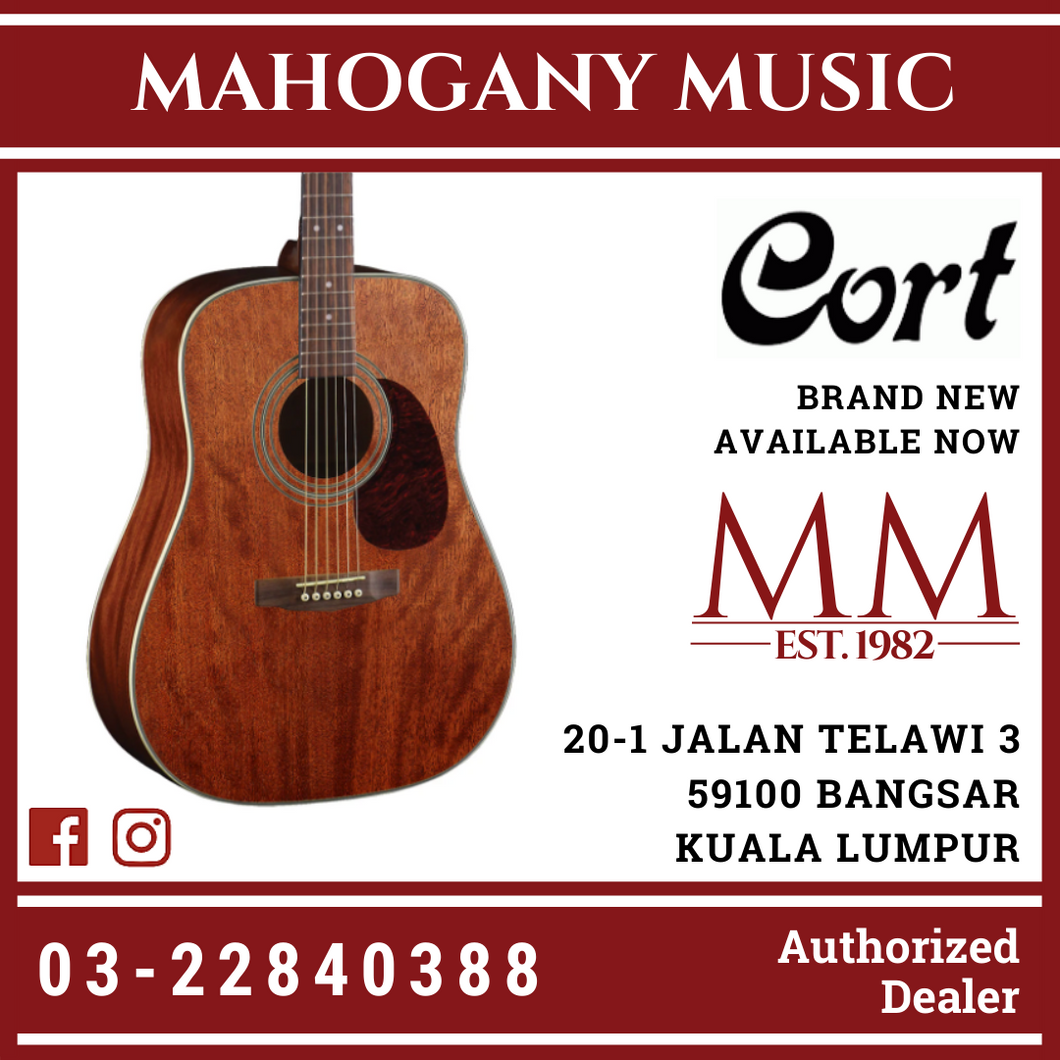 Cort Earth70 Mahogany Open Pore Acoustic Guitar