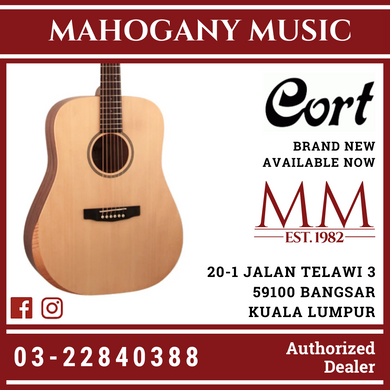 Cort Earth Bevel Cut Aco Gtr w/Bag