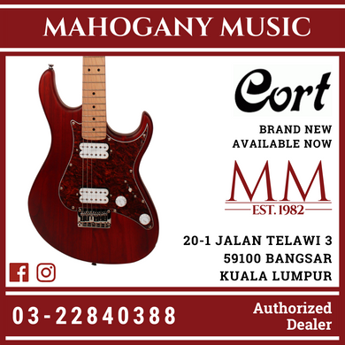 Cort G-100 H-H Open Pore Black Cherry Electric Guitar