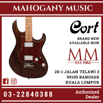Cort G-100 H-H Open Pore Walnut Electric Guitar