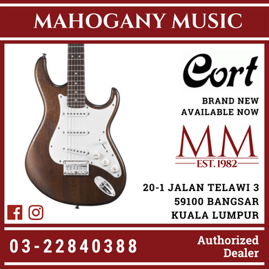 Cort G-100 Open Pore Walnut Electric Guitar