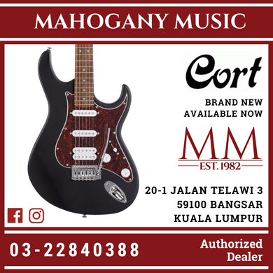 Cort G-110 OPBK Open Pore Black Electric Guitar