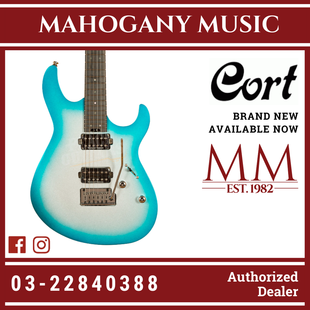 Cort G-300 Glam Polar Ice Metallic Electric Guitar W/Bag