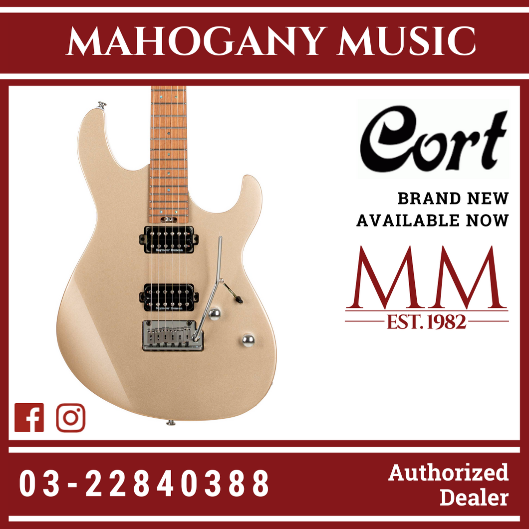 Cort G-300 Pro Metallic Gold Electric Guitar W/Bag