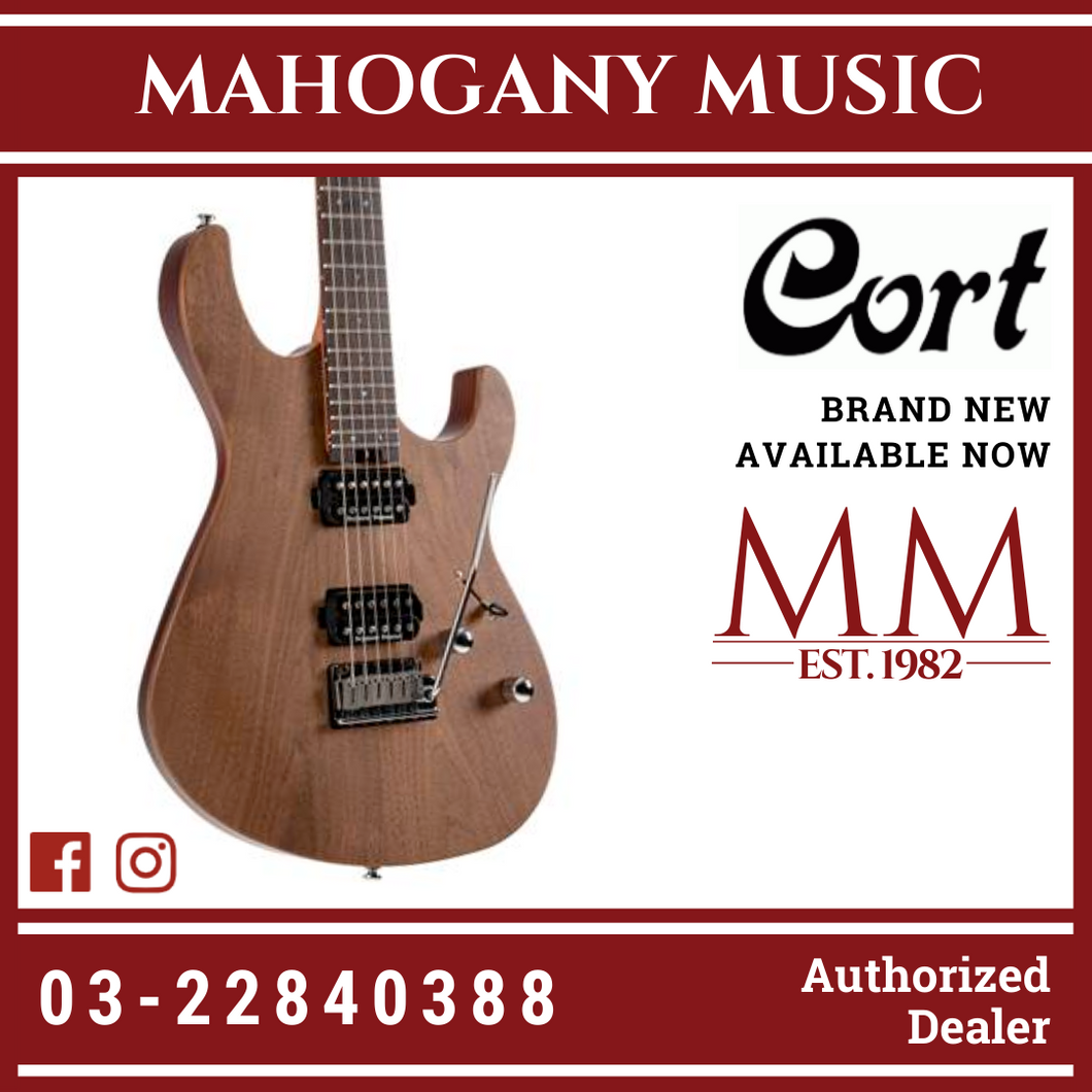 Cort G-300 Raw Natural Satin Electric Guitar W/Bag