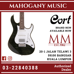 Cort G280 Select Trans Black Finish Electric Guitar