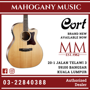 Cort GA5FMD Natural Grand Regal Acoustic Guitar