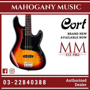 Cort GB-34JJ 4-Strings 3 Tone Sunburst Bass w/Bag