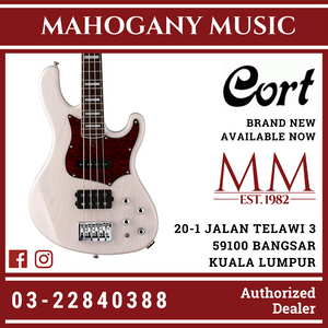 Cort GB-74 White Blonde Bass Guitar