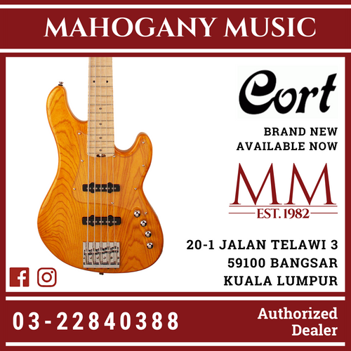Cort GB-75JJ Amber Electric Bass