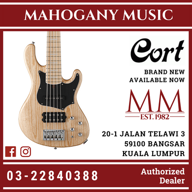 Cort GB-75 Open Pore Natural Bass Guitar