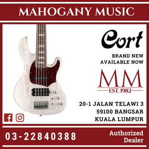 Cort GB-75 White Blonde Bass Guitar