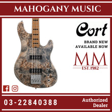 Cort GB-Modern 4 Open Pore Charcoal Grey Electric Bass W/Hardcase
