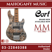 Cort GB-Modern 5 Open Pore Charcoal Grey Electric Bass W/Hardcase