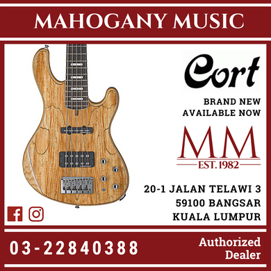 Cort GB5 Natural Custom Bass Guitar