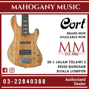 Cort GB5 Natural Custom Bass Guitar