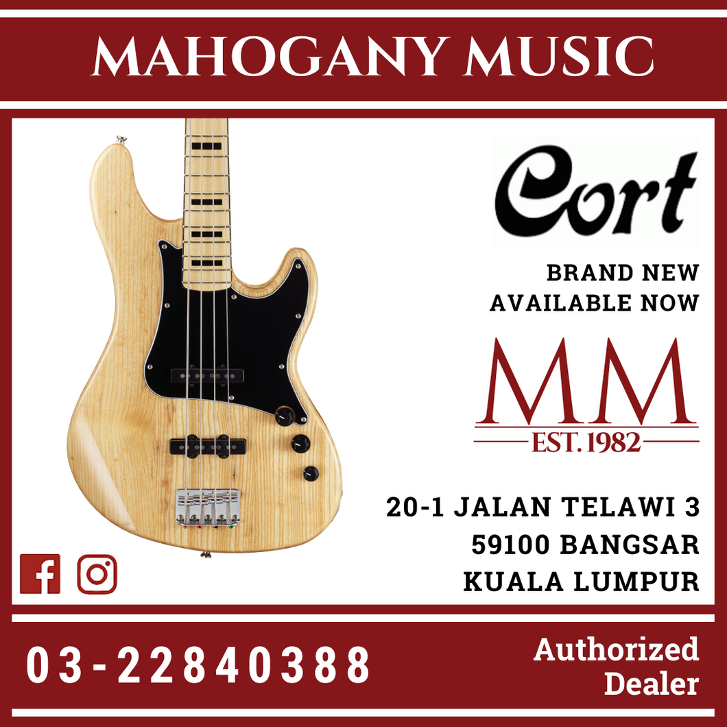 Cort GB Series - GB54JJ Natural Bass Guitar