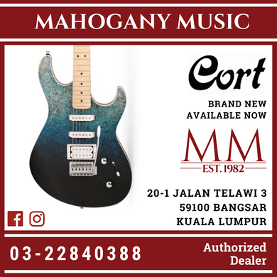 Cort G LTD18 Open Pore Blue Gradation Electric Guitar