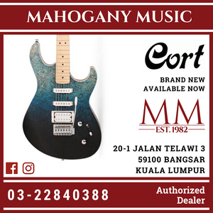 Cort G LTD18 Open Pore Blue Gradation Electric Guitar