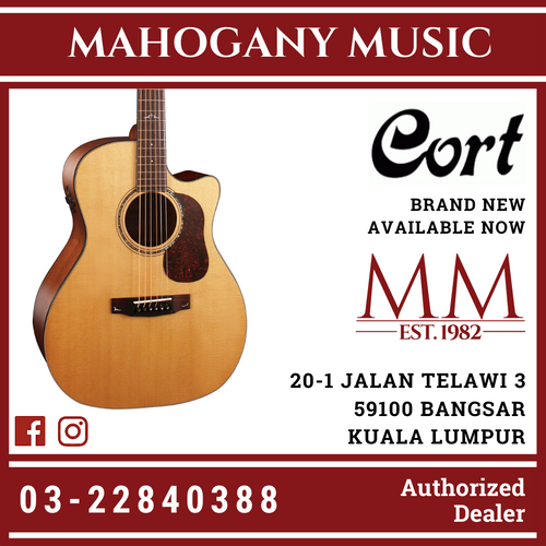 Cort Gold-A6 Natural Acoustic Guitar