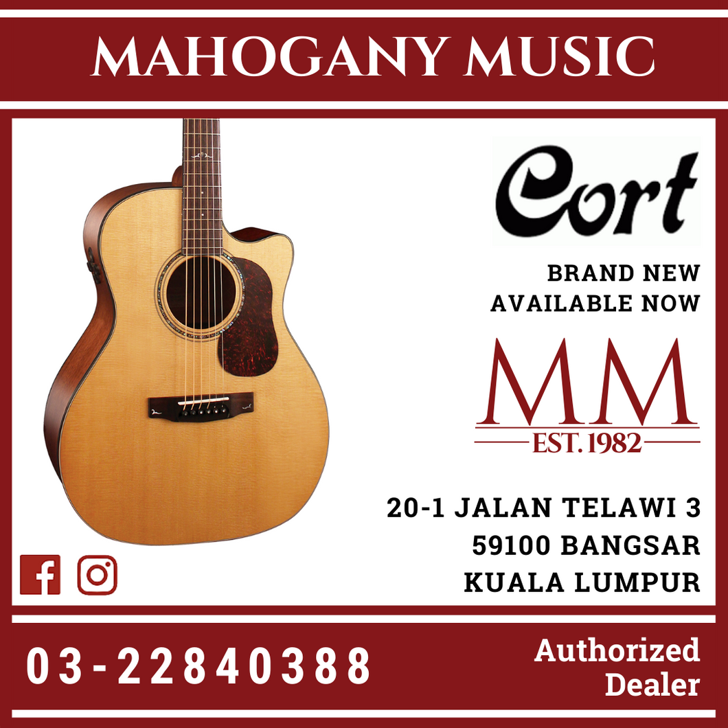 Cort Gold-A6 Natural Acoustic Guitar