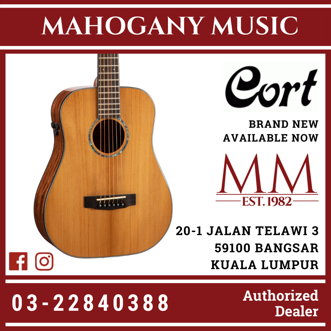 Cort Gold-Mini F Natural Acoustic Guitar