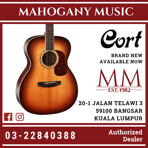Cort Gold-O8 Light Burst Acoustic Guitar