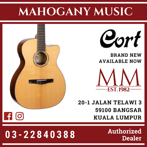 Cort Gold-OC8 Nylon Natural Finish Guitar