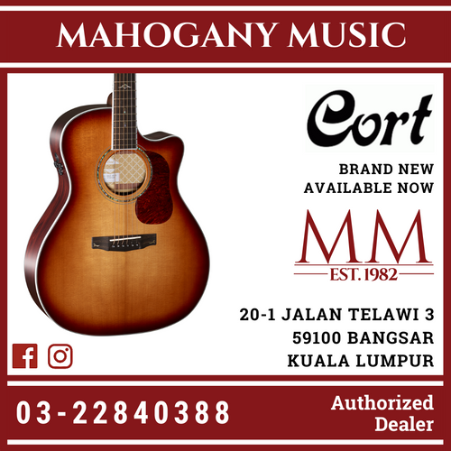 Cort Gold A8 Light Burst Gloss Acoustic Guitar