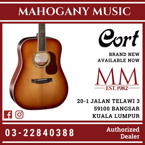 Cort Gold D8 Lightburst Finish Acoustic Guitar