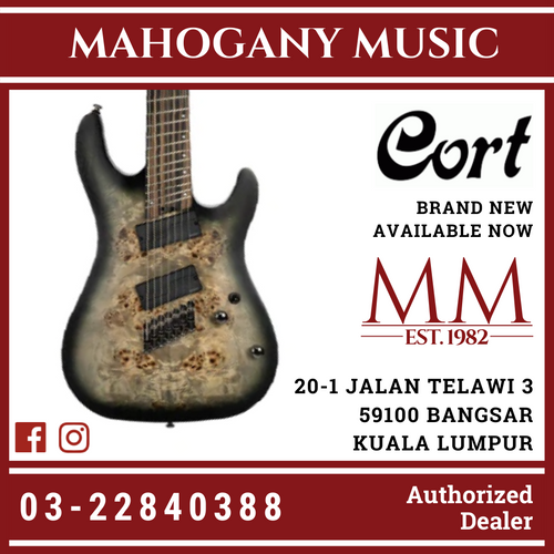 Cort KX-507MS Star Dust Black Electric Guitar