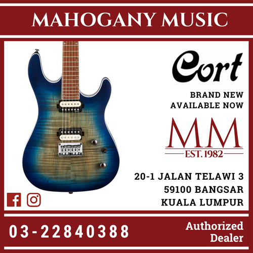 Cort KX300 Open Pore Cobalt Burst Electric Guitar