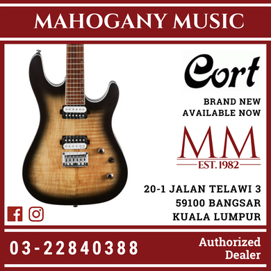 Cort KX300 Open Pore Raw Burst Electric Guitar