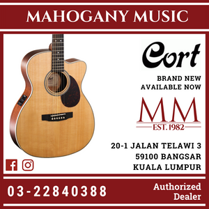 Cort L-100OC Natural Satin EQ Acoustic Guitar