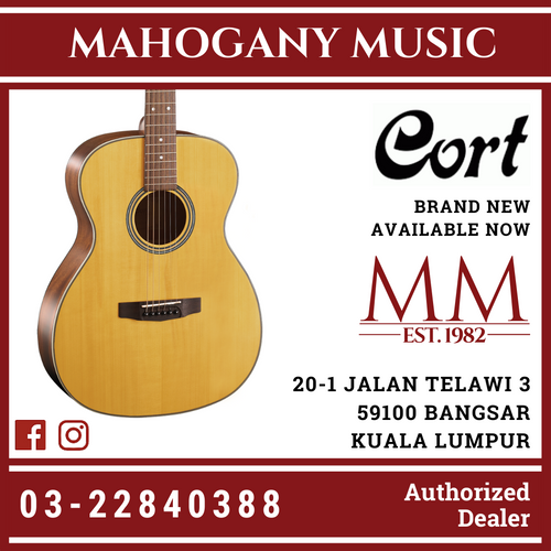Cort L-100O Natural Satin Acoustic Guitar