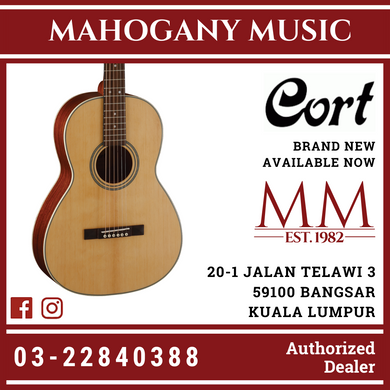 Cort L-100P Natural Satin Acoustic Guitar
