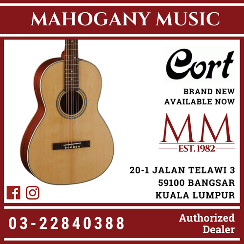 Cort L-100P Natural Satin Acoustic Guitar