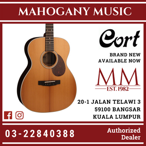 Cort L 200F ATV SG Acoustic Guitar Mahogany Music