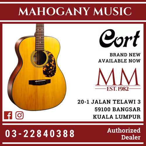 Cort L-300VF Natural Acoustic Guitar