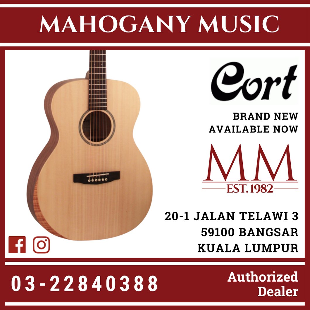 Cort LUCE Bevel Cut Open Pore Acoustic Guitar