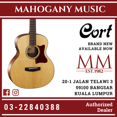Cort Little CJ Acoustic Guitar Walnut W/Bag*NEW STOCK