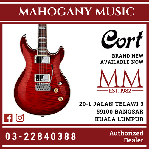 Cort M-600T Black Cherry Electric Guitar