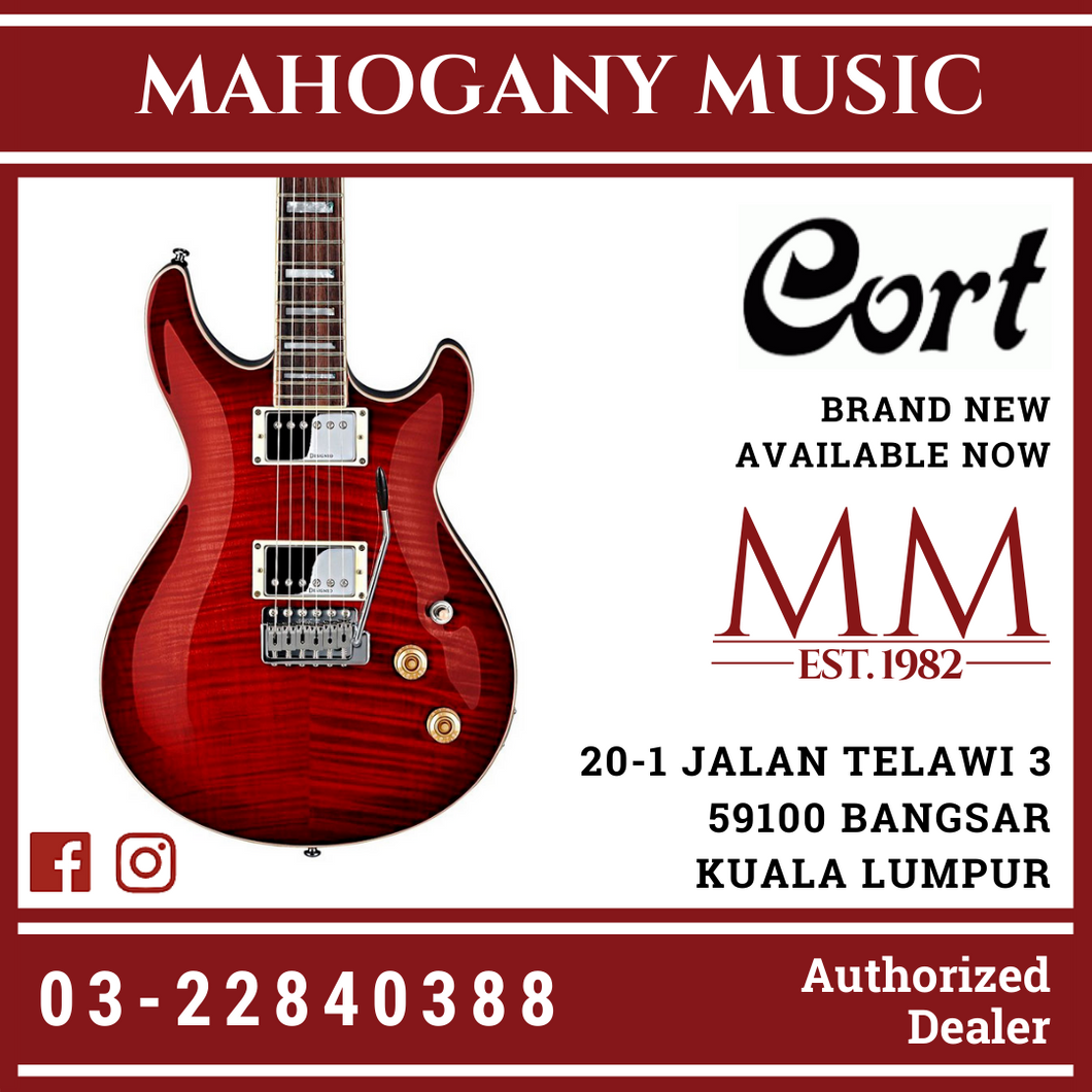 Cort M-600T Black Cherry Electric Guitar