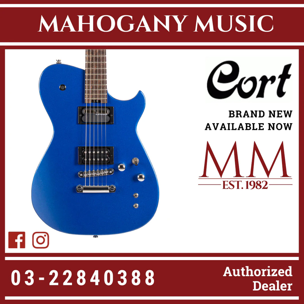 Cort MBM-2H Sustainiac Blue Bell Electric Guitar W/Bag