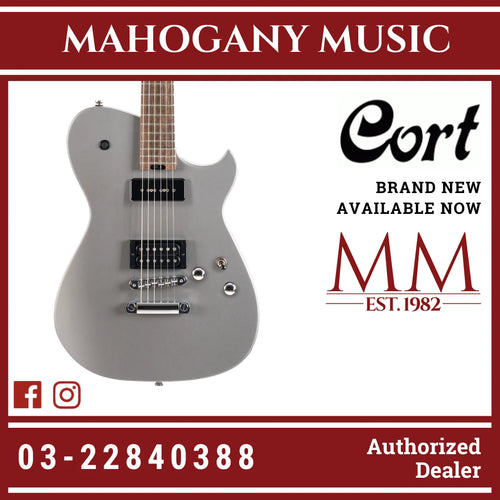 Cort MBM-2P Starlight Silver Electric Guitar W/Bag